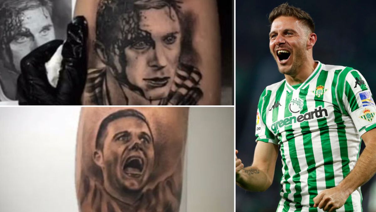 Joaquín en la piel: El futbolista del Betis revoluciona las redes sociales con los mejores tatuajes de su cara Joaquín en la piel: El futbolista del Betis revoluciona las redes sociales con los mejores tatuajes de su cara
