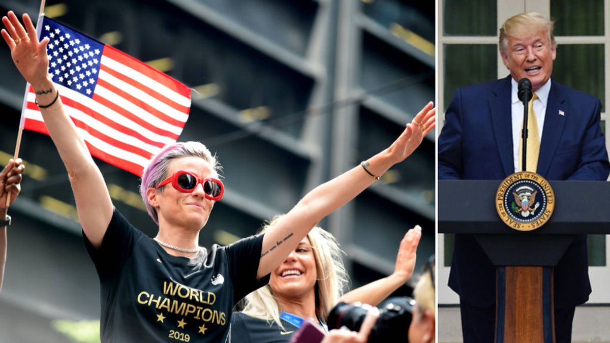 Megan Rapinoe sería presidenta de EEUU: La futbolista estadounidense supera a Trump en las encuestas Megan Rapinoe sería presidenta de EEUU: La futbolista estadounidense supera a Trump en las encuestas