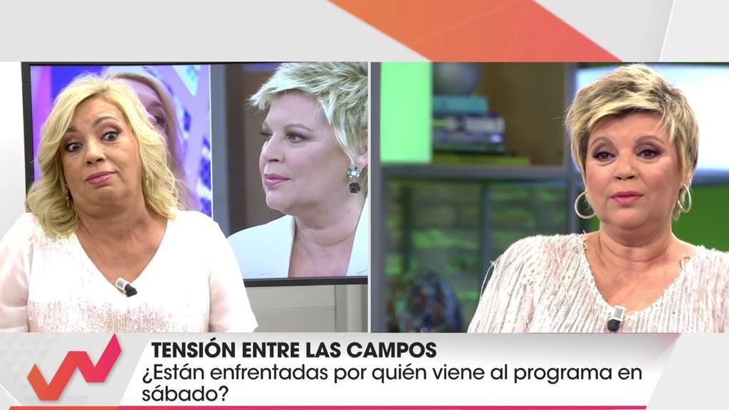 El pique de las Campos en directo, en 'Viva la vida'