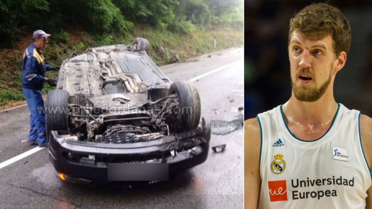 Ognjen Kuzmic, ex del Real Madrid de Baloncesto, hospitalizado tras sufrir un grave accidente de tráfico