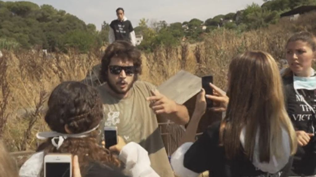 Momentos de tensión en una granja de Barcelona