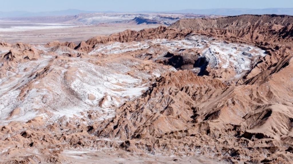 El Valle de la Luna, en el desierto de Atacama de Chile