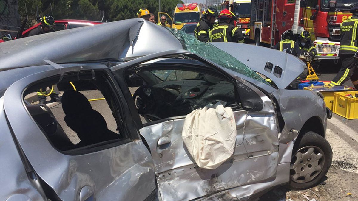 Accidente múltiple con siete personas heridas en la A-42