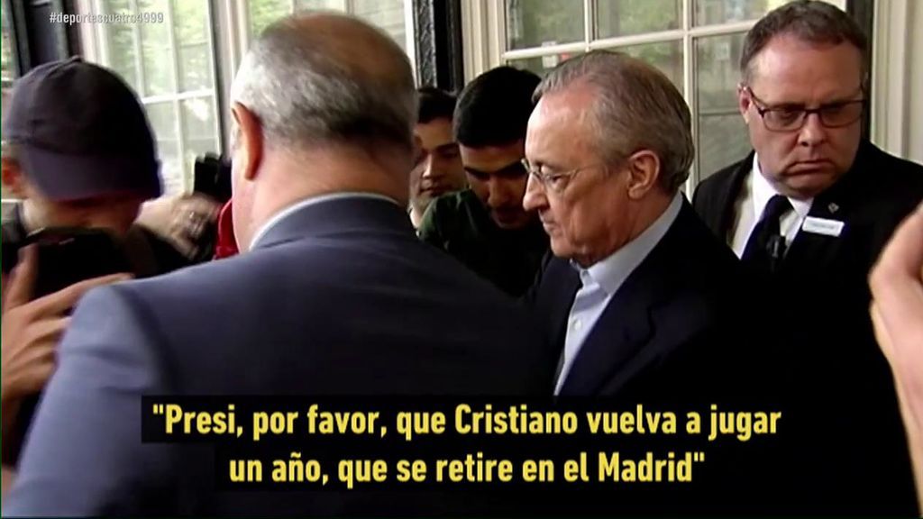 La petición de un aficionado a Florentino: “Que vuelva Cristiano”