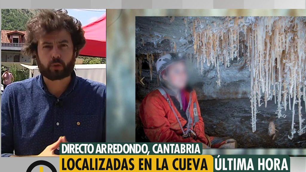 Localizan sanas y salvas a las tres espeleólogas atrapadas en una cueva de Cantabria