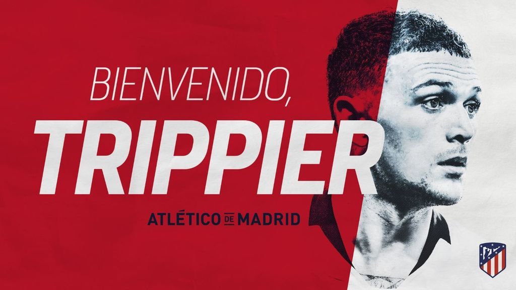 El Atlético de Madrid hace oficial el fichaje de Kieran Trippier El Atlético de Madrid hace oficial el fichaje de Kieran Trippier