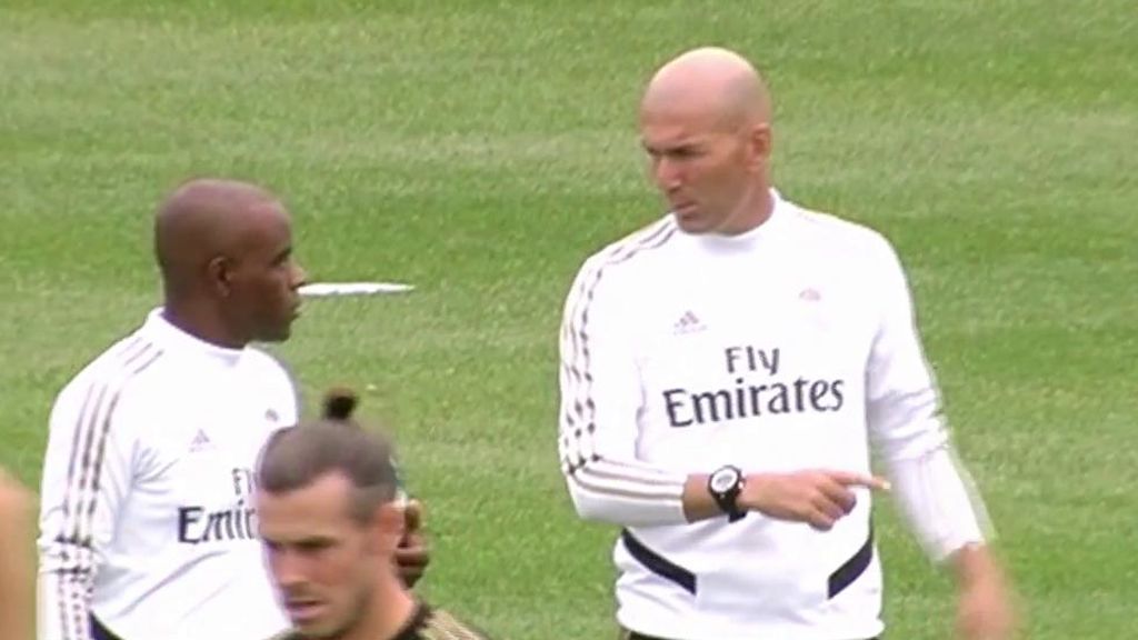 Zidane vuelve a los entrenamientos del Real Madrid