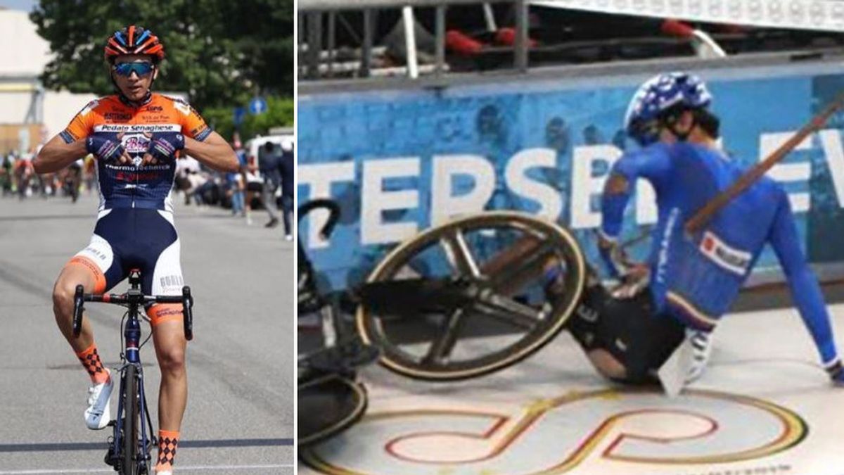Un ciclista italiano sufre una perforación de pulmón provocado por una pieza del parquet del velódromo donde competía