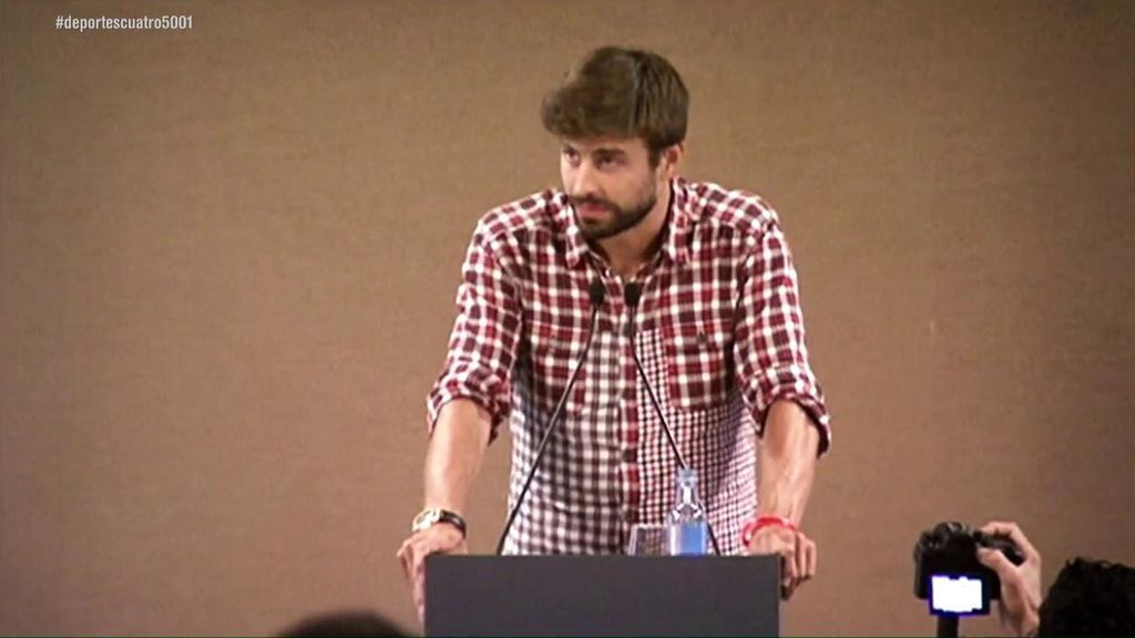 El mensaje inspirador de Piqué: “Tenéis que hacer sentir orgullosos a vuestros padres y os tenéis que esforzar para intentar cumplir vuestros sueños”