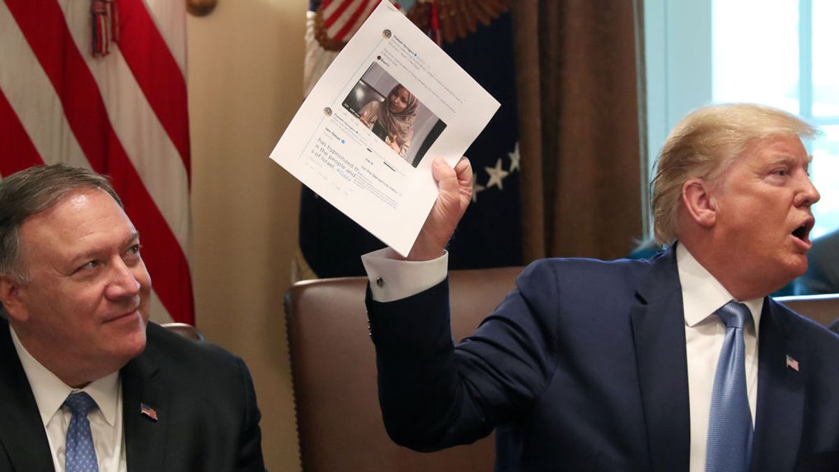 Trump llama "Cuatro Jinetas del Apocalipsis" a las congresistas tras la reprobación en el Congreso Trump llama "Cuatro Jinetas del Apocalipsis" a las congresistas tras la reprobación en el Congreso