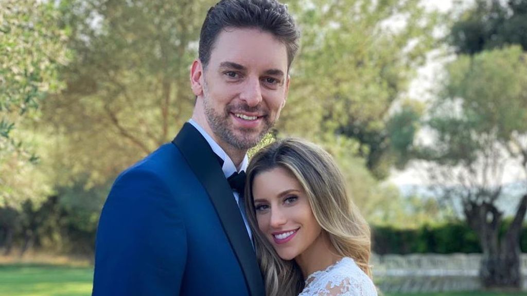 Pau Gasol y su mujer comparten el álbum de su segunda boda en Girona: "Nuestro sueño continúa"