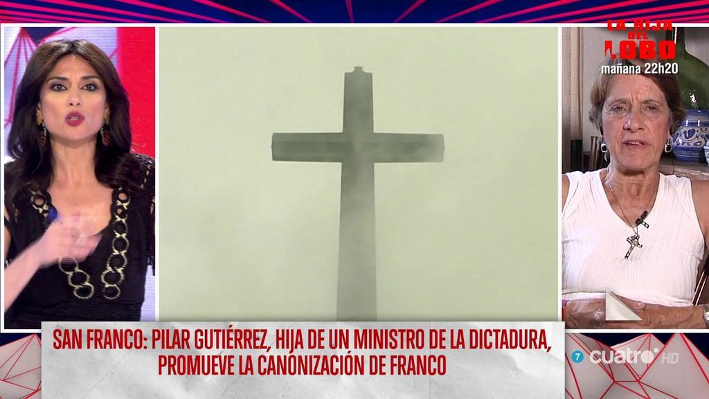 Pilar Gutierrez pide la canonización de Franco