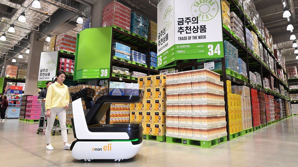 Eli, el carrito de la compra inteligente con alma española que triunfa en una cadena surcoreana de supermercados