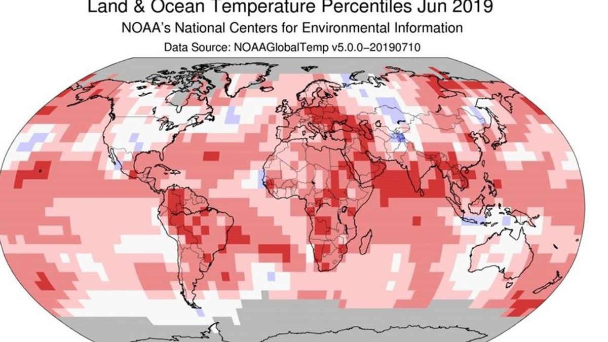 Sí, hace más calor: Junio fue el más caluroso en el mundo en los 140 años en los que hay registros