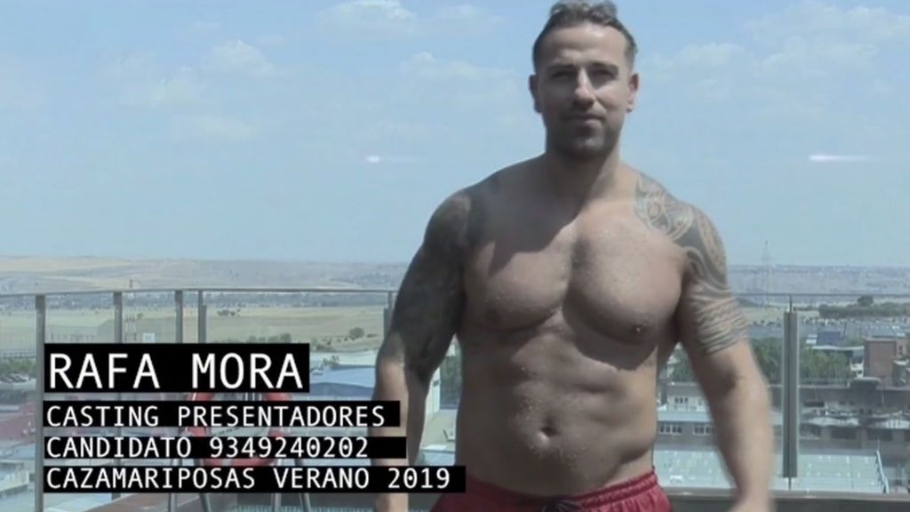 El casting de Rafa Mora para ser presentador de 'Cazamariposas'