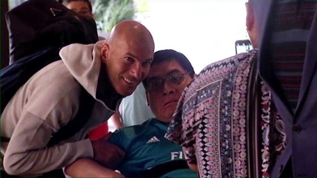 El detalle de Zidane con un aficionado del Real Madrid en silla de ruedas: “El mejor regalo de mi vida”