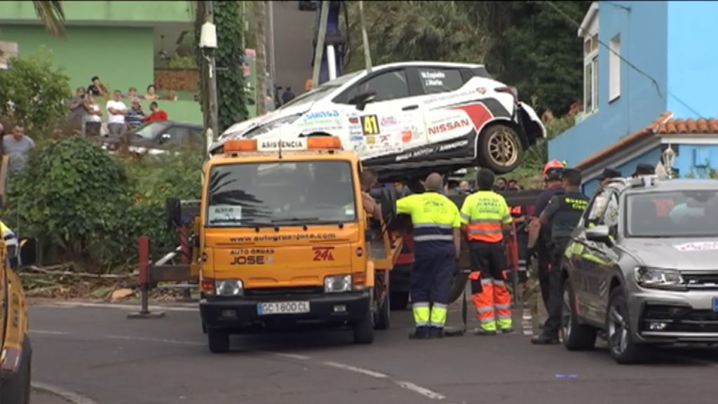 Muere un espectador tras ser arrollado por un coche en el Rallye Ciudad de La Laguna