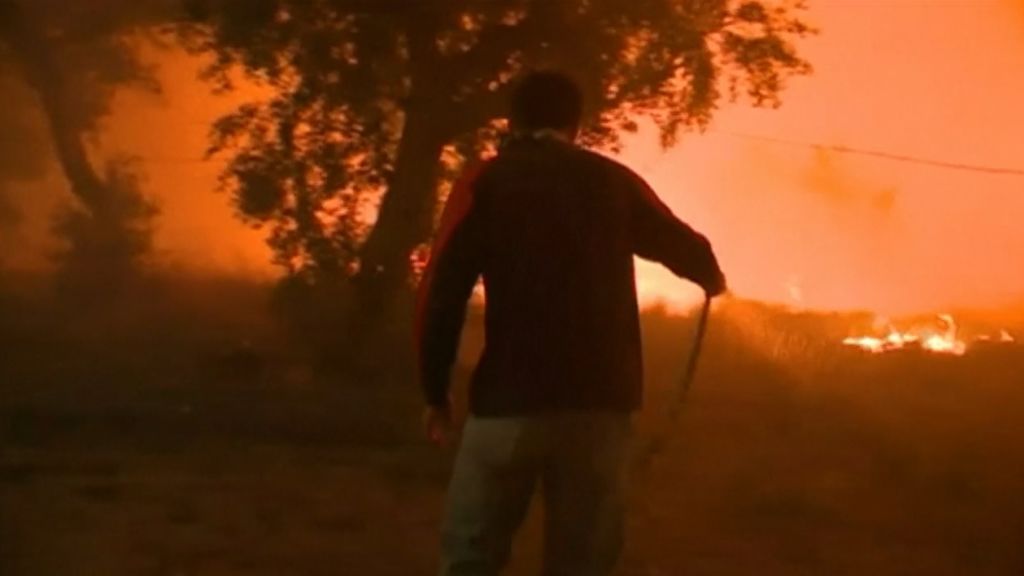 Más de 1000 bomberos luchan contra el primer gran incendio del verano en Portugal