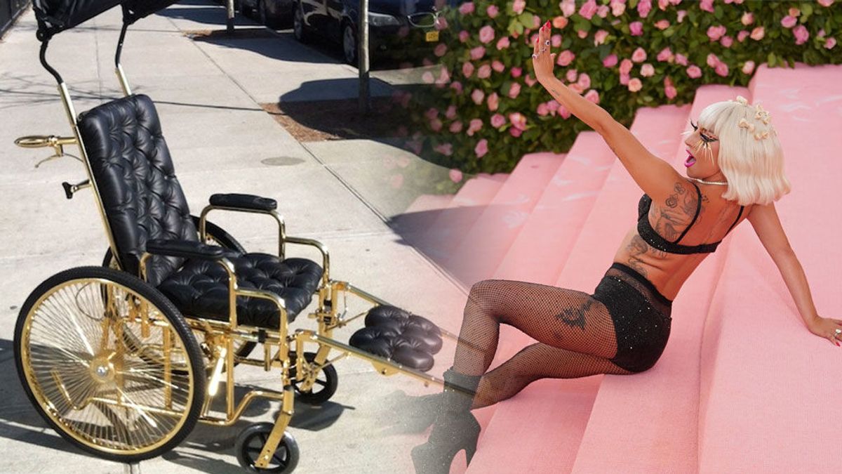 Amor por el diseño: la silla de ruedas de Lady Gaga o la importancia de que un objeto así sea bello