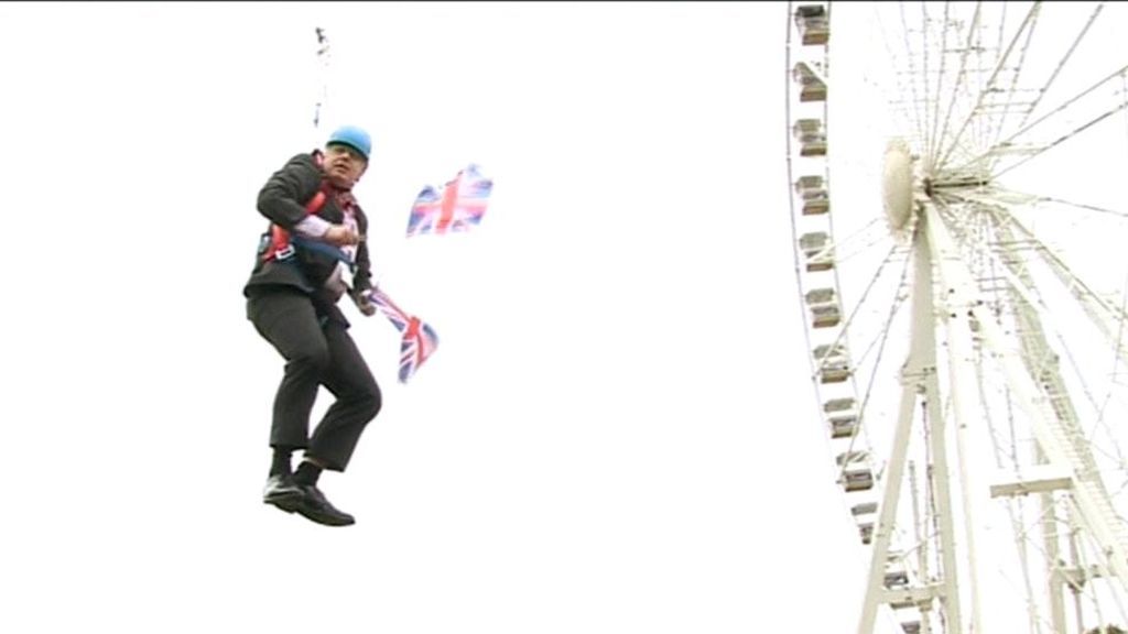 boris colgado tirolina