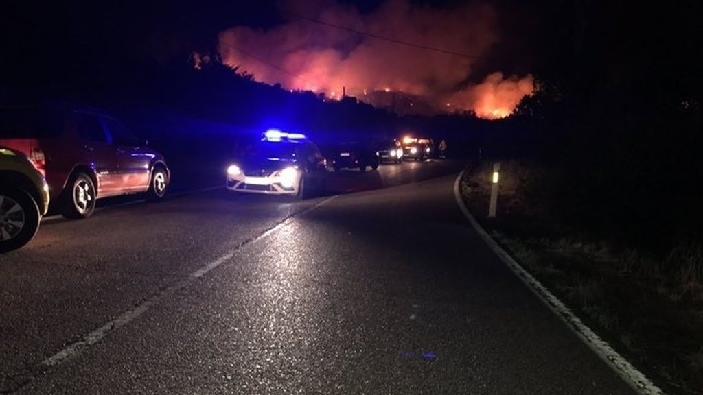 Incendio en el Berrueco