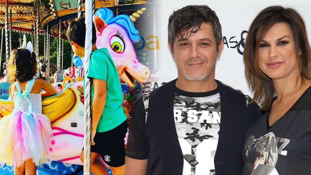 Parque de atracciones y tatuaje de unicornio: el cumple de los hijos de Alejandro Sanz inspirado en la boda Ramos Rubio