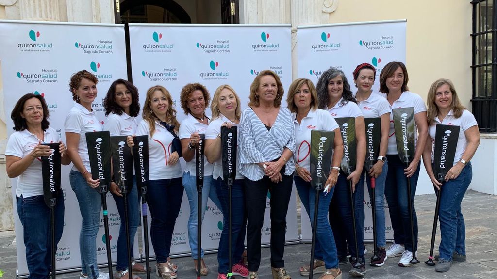 Supervivientes del cáncer de mama participan en un campeonato europeo de regata en Sevilla Supervivientes del cáncer de mama participan en un campeonato europeo de regata en Sevilla