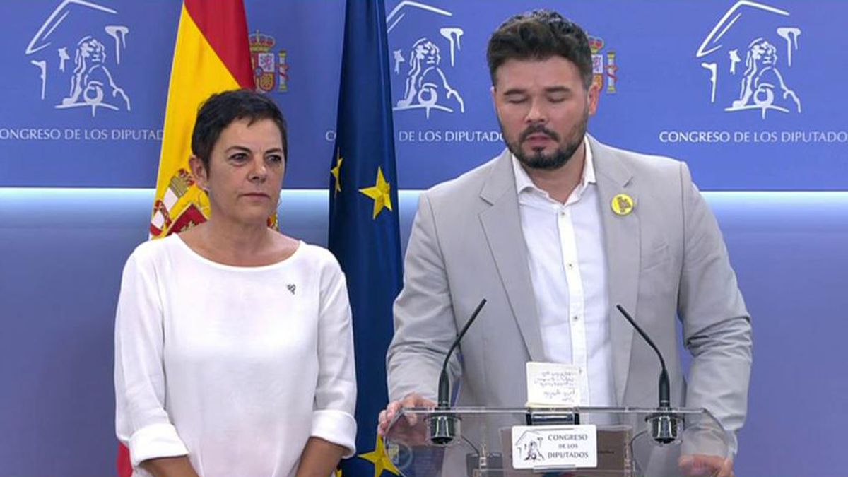 ERC y Bildu se abstendrán y piden a la izquierda española que pacte como lo hace en Cataluña