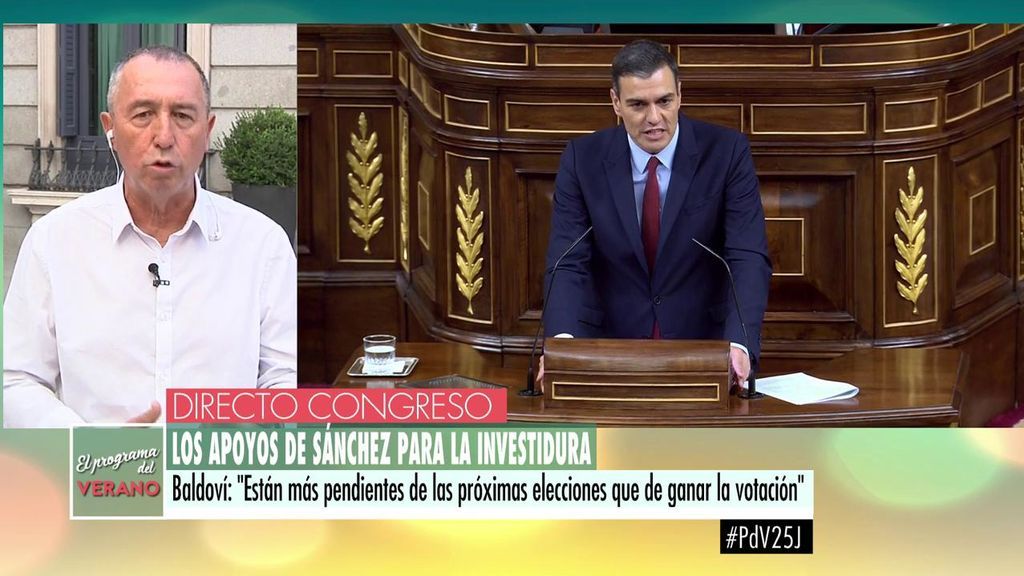 Baldoví, sobre un acuerdo de última hora para la investidura de Pedro Sánchez: "Soy pesimista"
