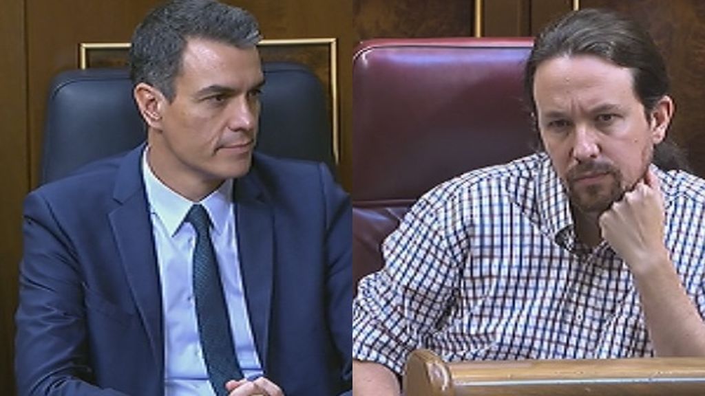 Momentos más tensos entre Iglesias y Sánchez el día del fracaso