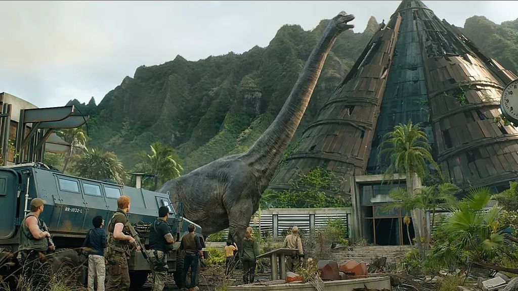 Braquiosaurio en Jurassic World: El reino caído