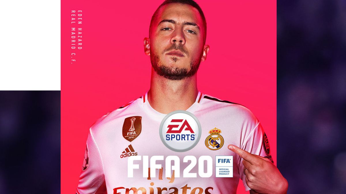 El futbolista del Real Madrid Eden Hazard es la nueva portada de FIFA 20