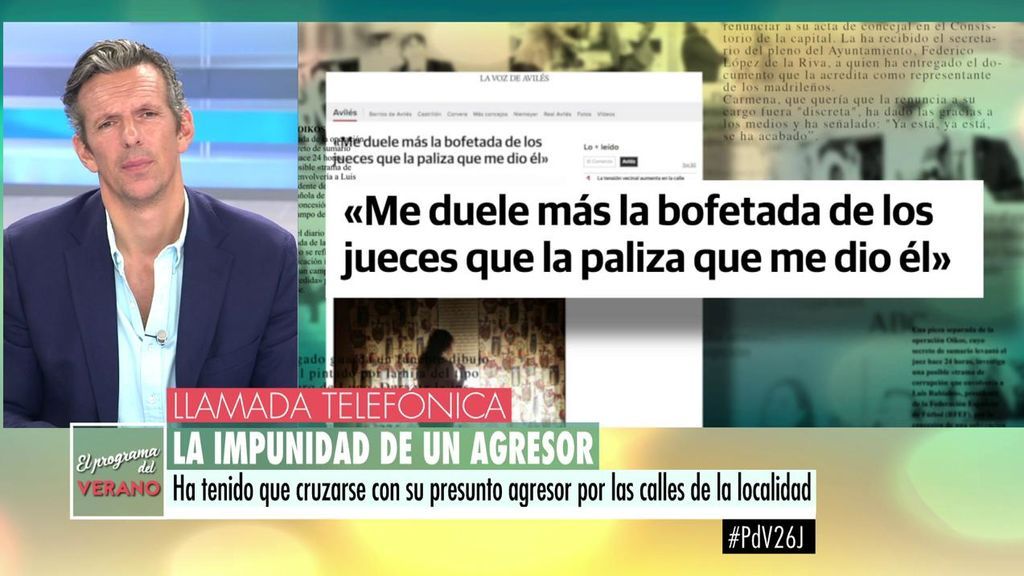 La víctima de un agresor que ha salido de prisión: "Pensé que si me daba una patada más, me mataba"