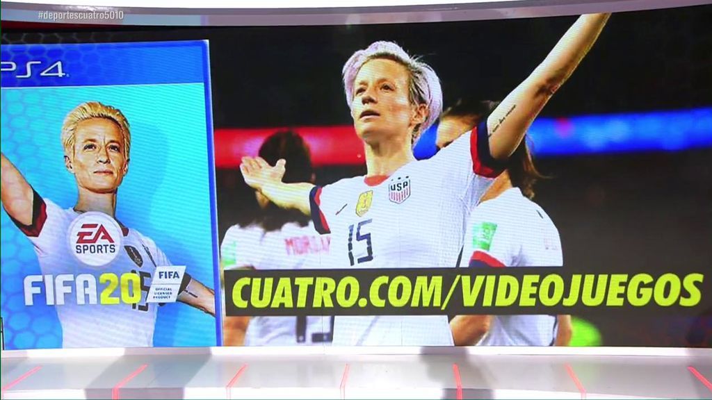 La curiosa portada falsa del FIFA 20 con Megan Rapinoe
