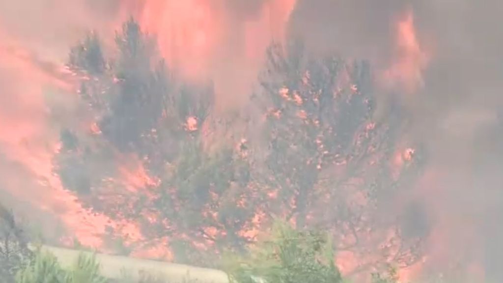 El fuego arrasa 900 hectáreas de bosque en la localidad croata de Sibenik
