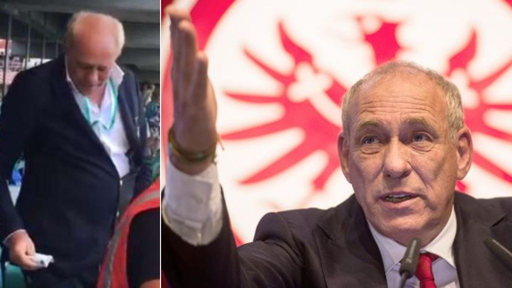 El presidente del Eintracht de Frankfurt invita a 100 euros en cerveza a sus aficionados por viajar con el equipo El presidente del Eintracht de Frankfurt invita a 100 euros en cerveza a sus aficionados por viajar con el equipo