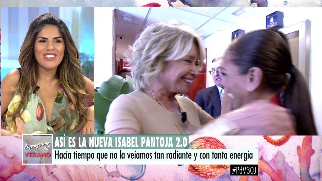 Isa Pantoja, sobre el abrazo de su madre y Mila: “Mi madre está siendo muy inteligente”