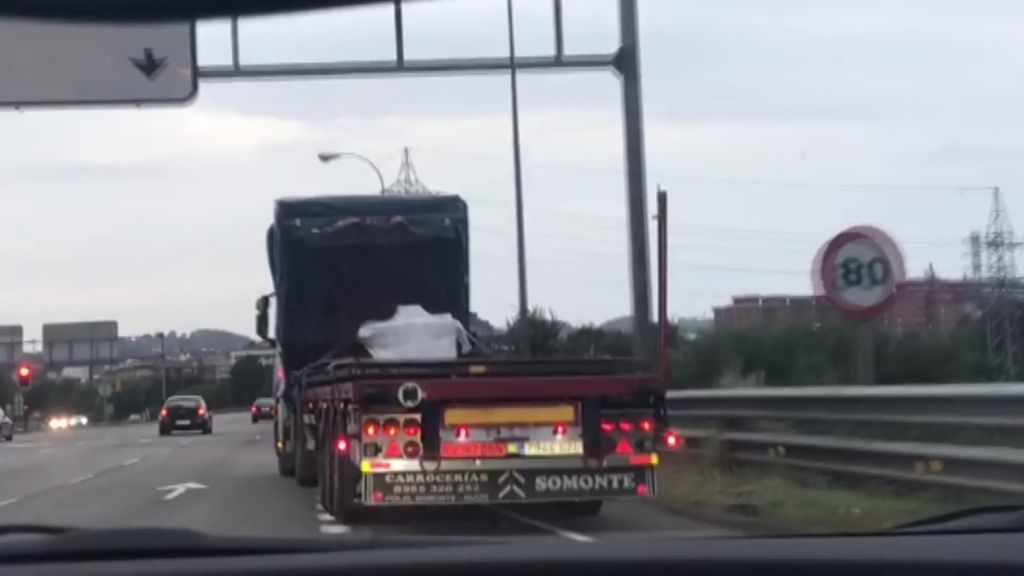 Camionero borracho en Gijón