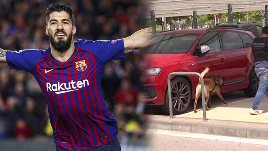 La policía rastrea el coche de Luis Suarez por la posible presencia de un objeto peligroso