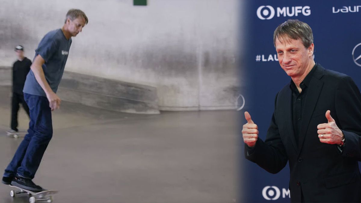 El histórico Tony Hawk aprende un nuevo truco de skate a los 51 años El histórico Tony Hawk aprende un nuevo truco de skate a los 51 años