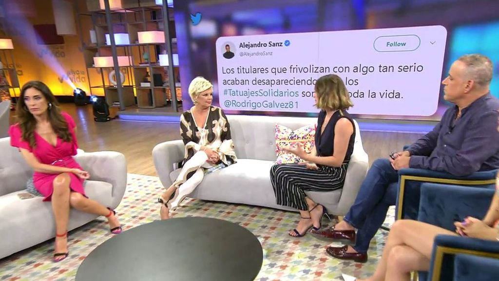 Terelu, sobre la polémica de los pezones: “Que Alejandro Sanz tuviese un minuto para pensar en mi felicidad es una de las cosas más bonitas que me han pasado”