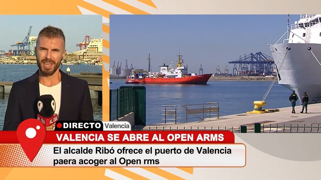 Valencia se desmarca de la posición del Gobierno español y se ofrece a acoger a los migrantes del Open Arms