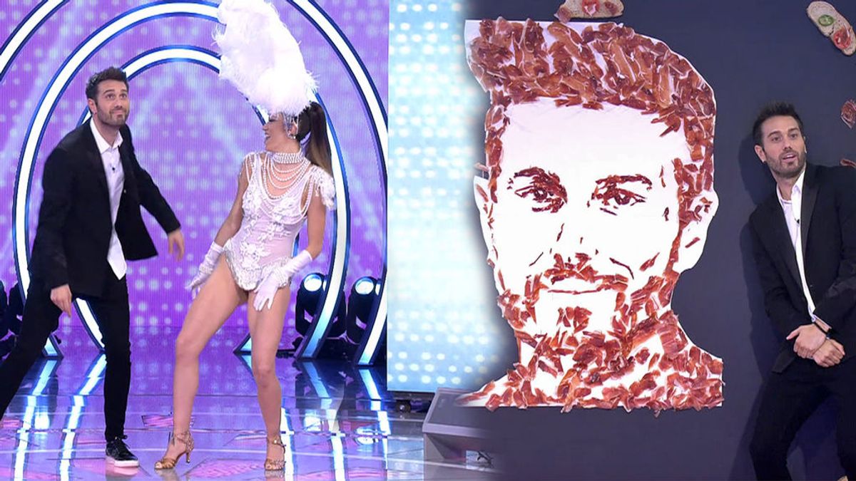 Dani Martínez lo da todo: Baila con Nany y convence a Diego para que le haga un retrato con jamón Dani Martínez lo da todo: Baila con Nany y convence a Diego para que le haga un retrato con jamón