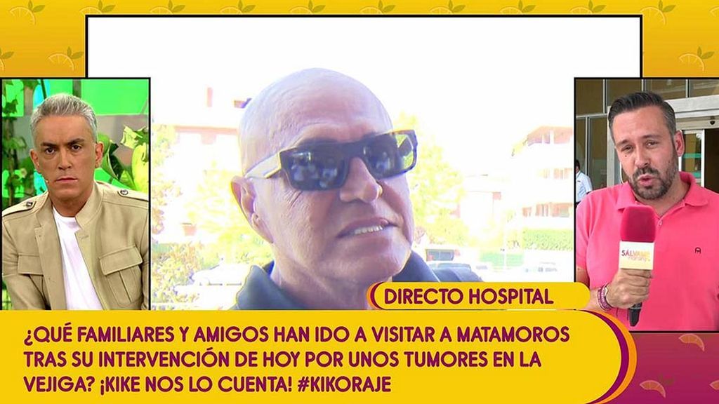 Diego Matamoros se presenta en el hospital dónde su padre ha sido operado de tumores en la vejiga: “Ha pedido que no viniera Makoke”
