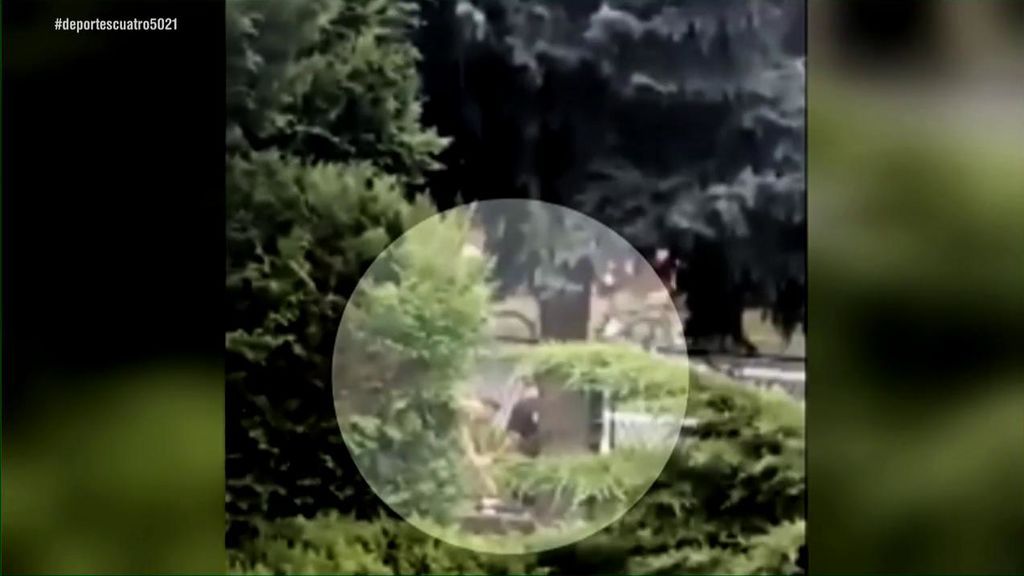El momento exacto del accidente de Bjorg Lambrecht: se estampó contra un muro de hormigón