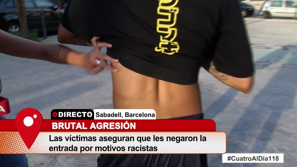 Brutal paliza de tres vigilantes de seguridad a dos chicos latinos en Sabadell
