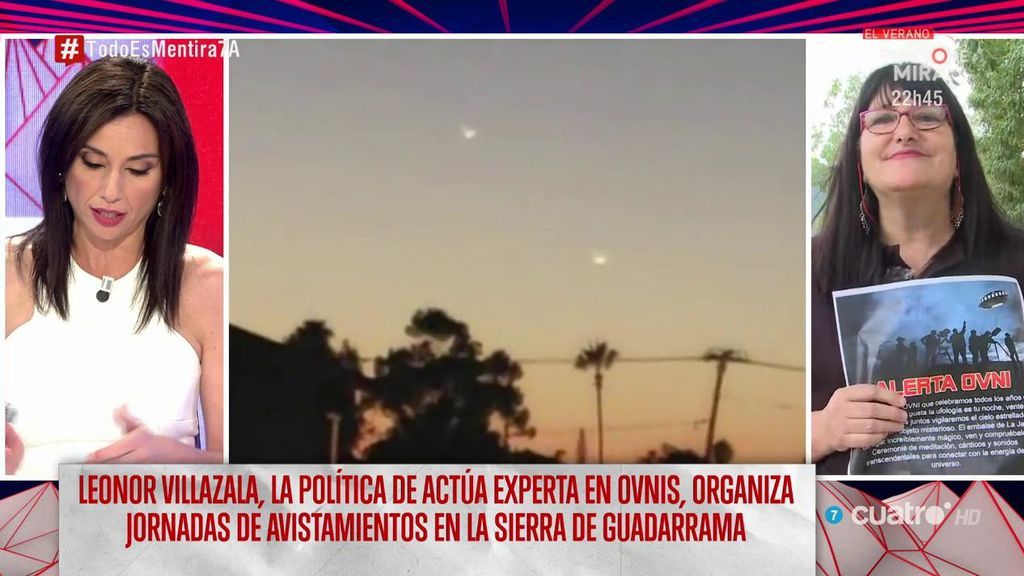Leonor Villazala, ufóloga y exconcejala por Izquierda Unida en Guadarrama: "Veo bien que se vaya a asaltar el Área 51"