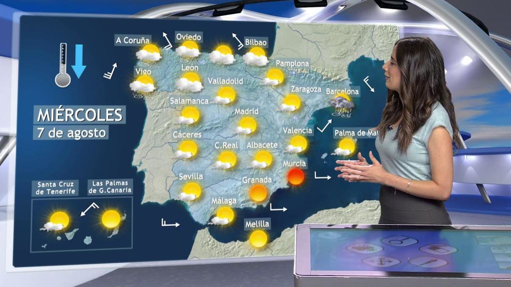 Lluvias en el norte y calor terrible en el sur