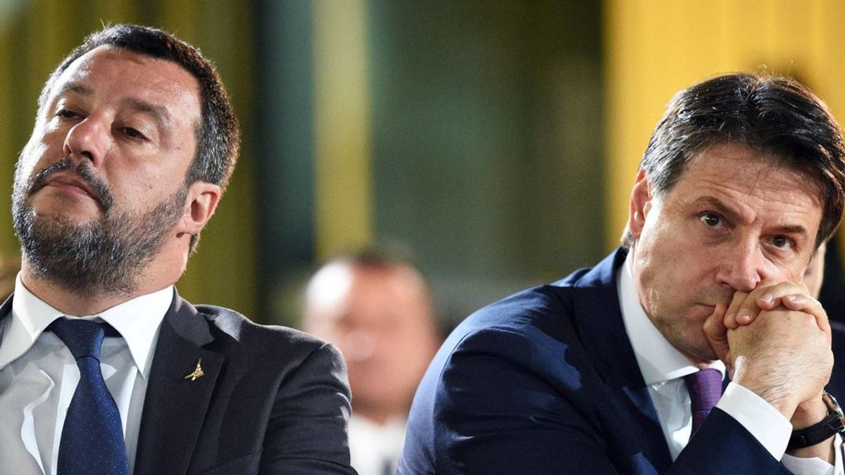 La Liga de Salvini presenta una moción de censura contra Conte tras la ruptura de la coalición