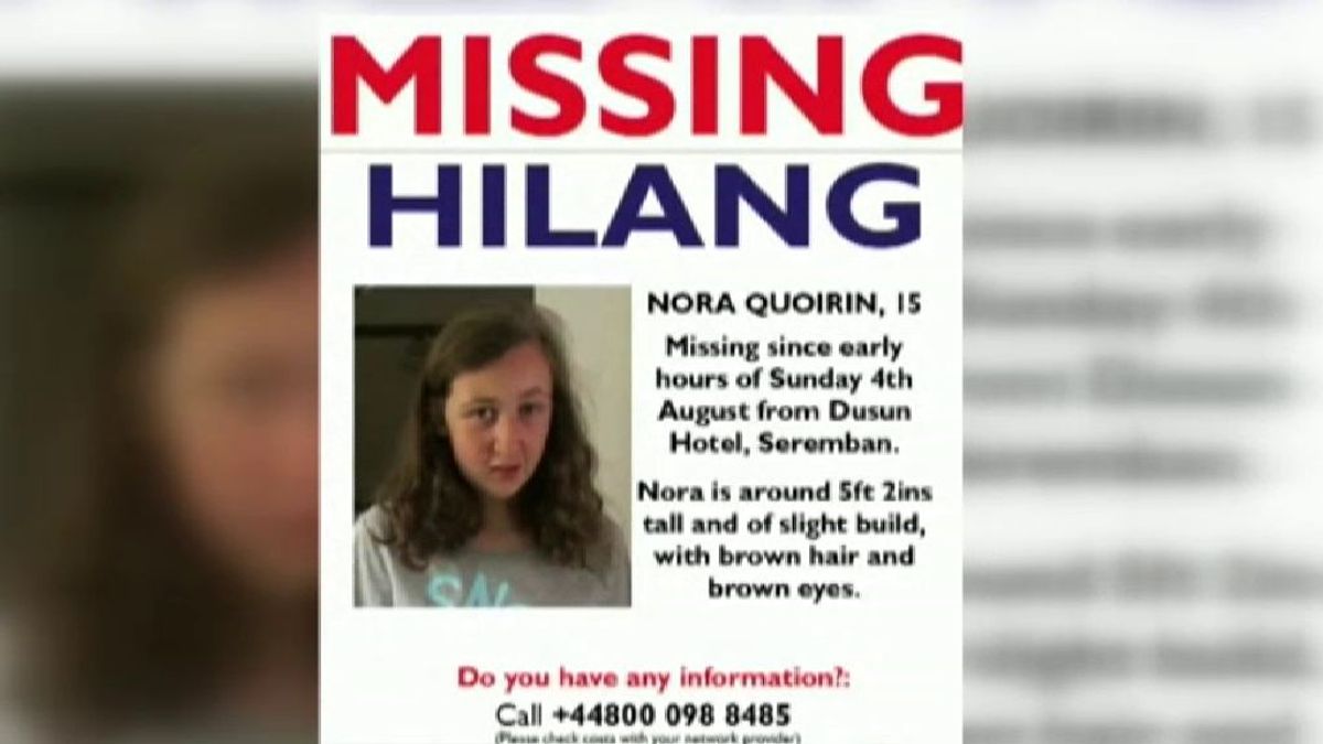 Usan la voz de la madre de la joven irlandesa de 15 años desaparecida en Malasia para buscarla